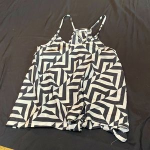 Pretty open back shirt